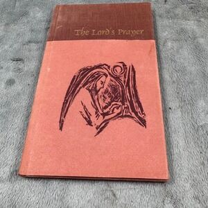 Abingdon Press The Lords Prayer Book‎ Ralph Sockman 1962 Red EUC Illustrated